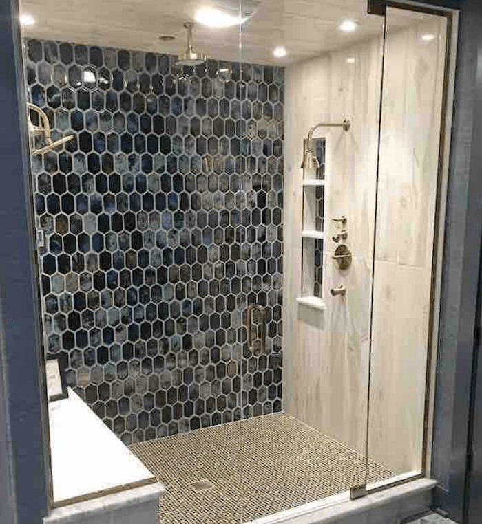 Bathroom tile work in Artisan Signature Homes Custom Property